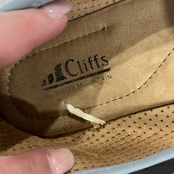 Cliffs by White Mountain blue suede loafers - Picture 2 of 5